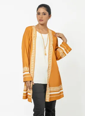 Mustard Cardigan With Inner Top