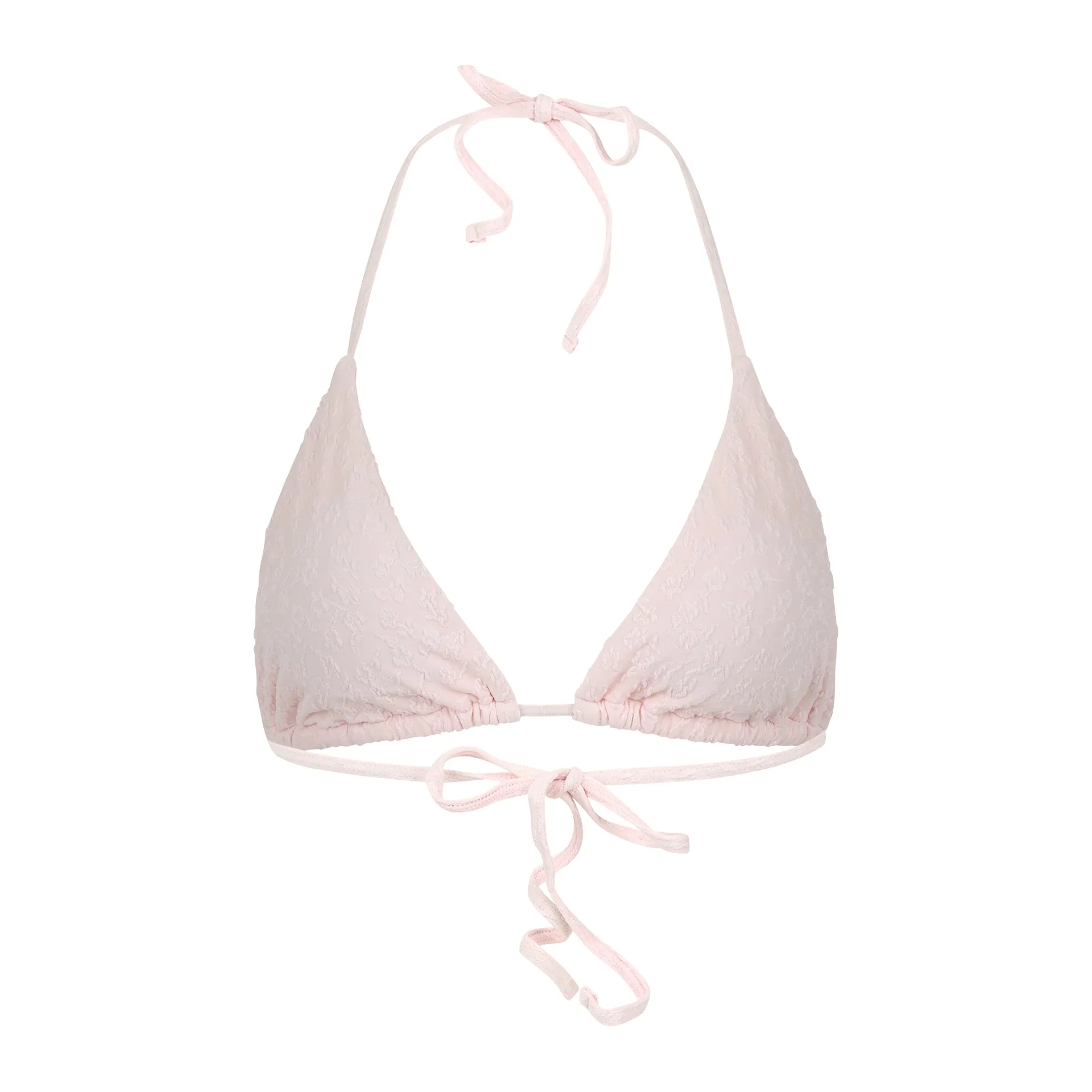 Nalo Top - Textured Floral / Blush Pink