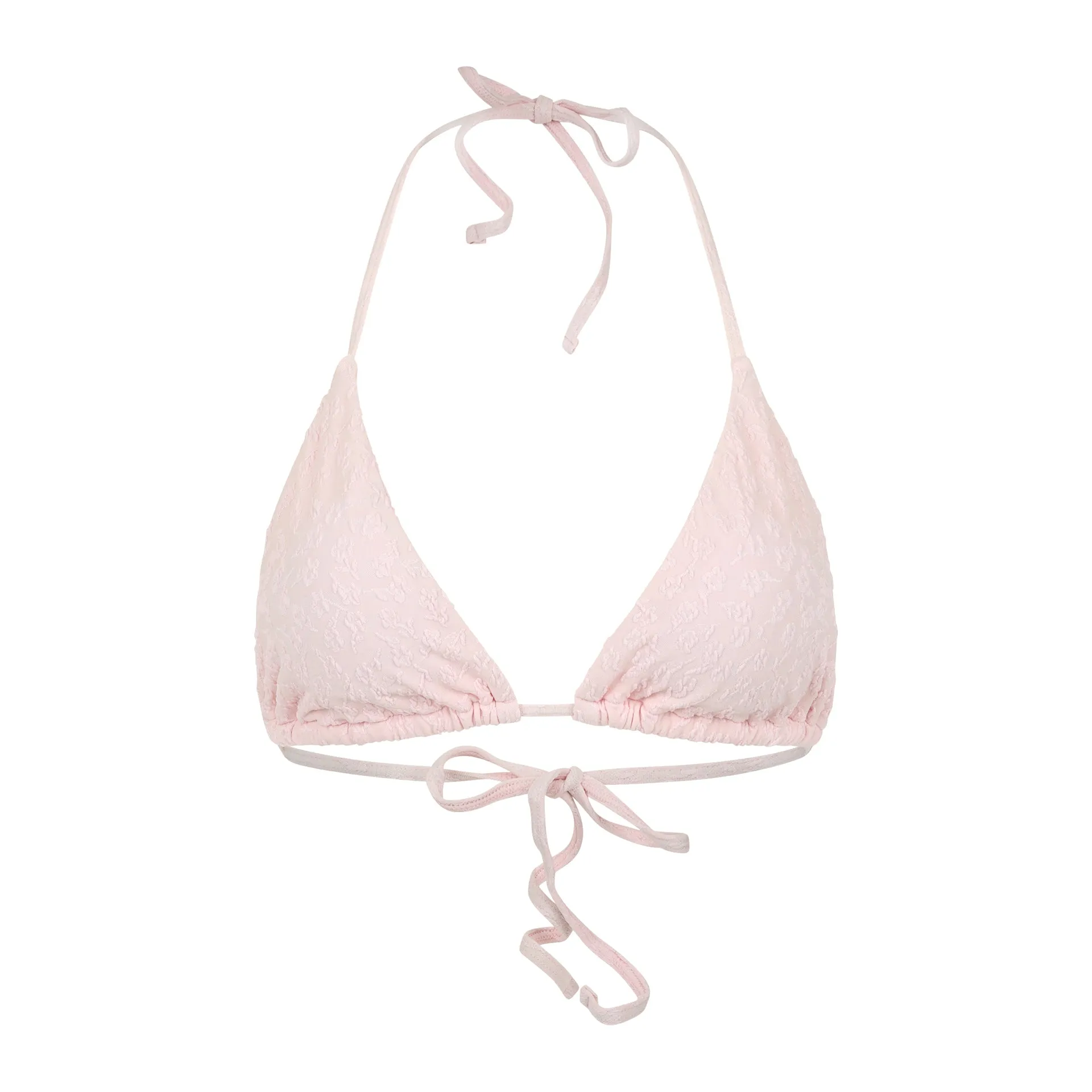 Nalo Top - Textured Floral / Blush Pink