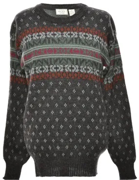 Nordic Dark Grey Jumper - M