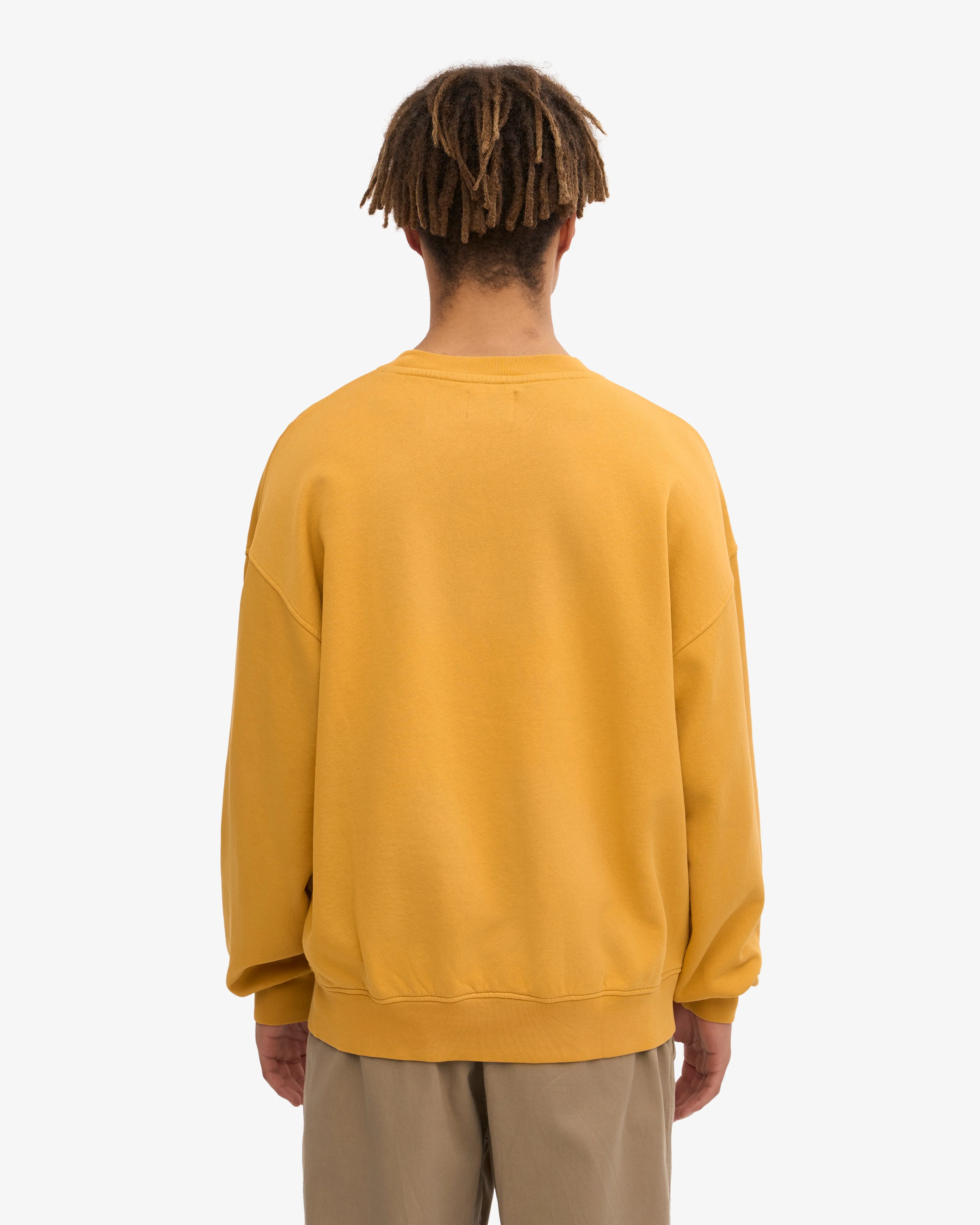 Organic Oversized Crew - Burned Yellow