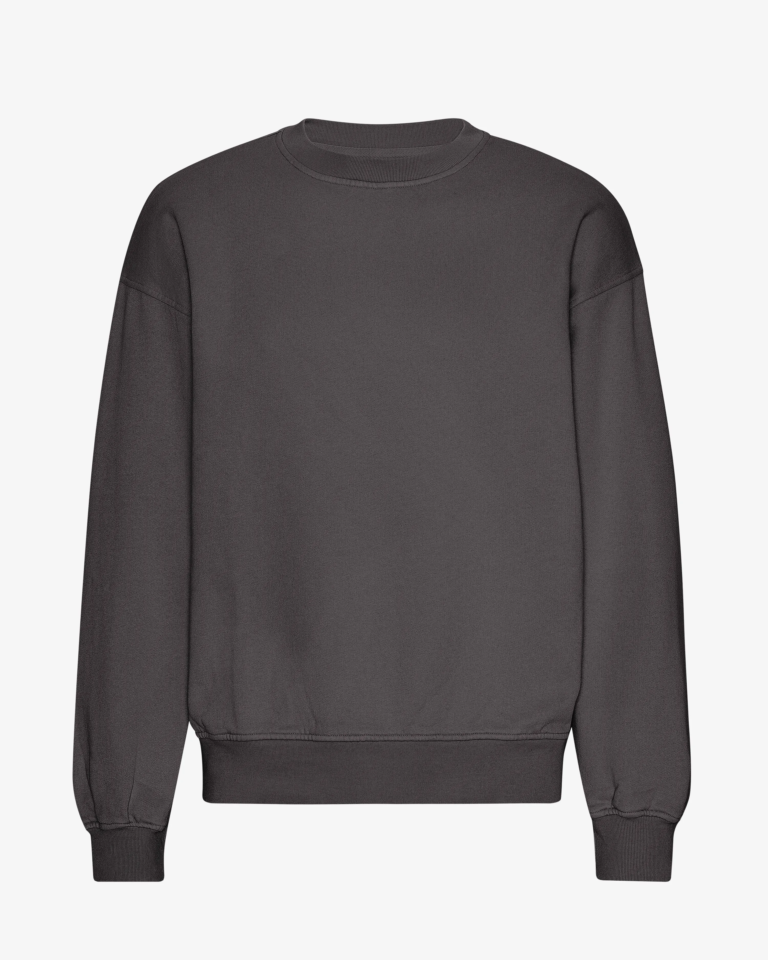 Organic Oversized Crew - Lava Grey