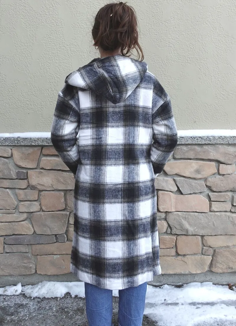 Oslo Plaid Coat