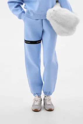 OVERSIZE BLUE CASUAL JOGGERS