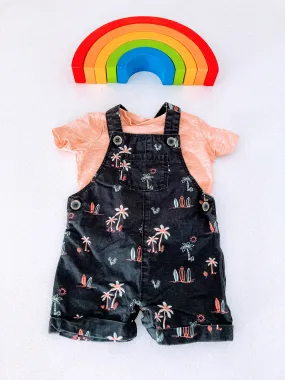 Palm tree overall set