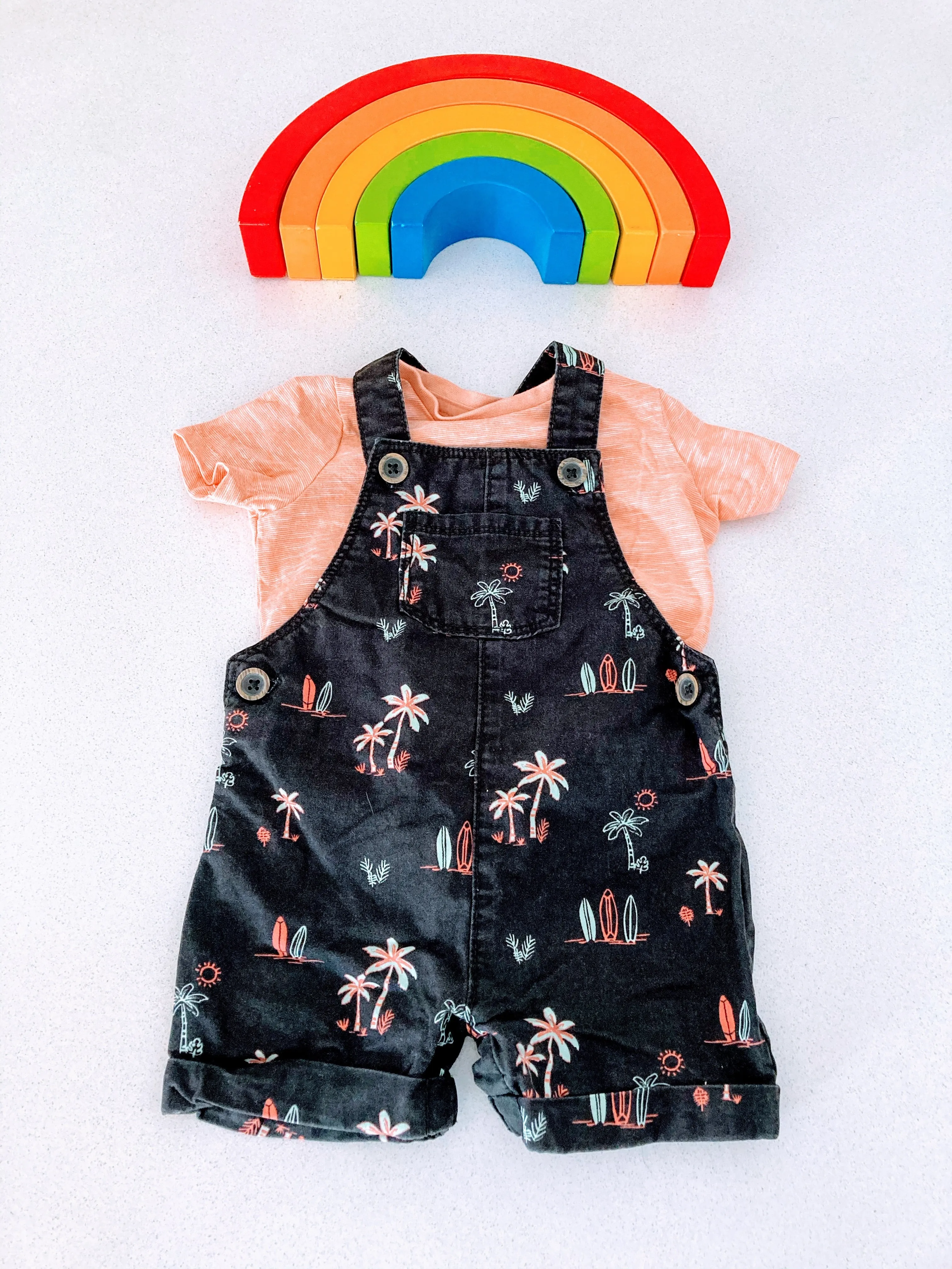 Palm tree overall set