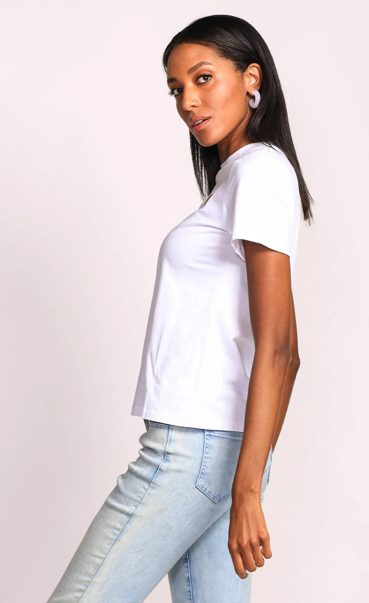 Petit Coeur Top - White