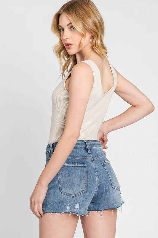 Ribbed bodysuit