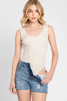 Ribbed bodysuit