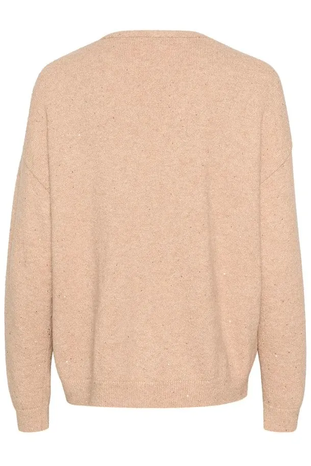 Saint Tropez Haya Cardigan in Macadamia