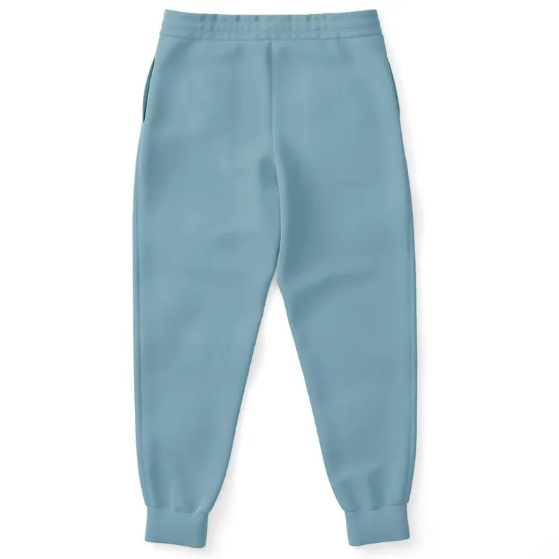 Shaded Pale Pastel Cyan Gray Joggers | Unisex | with PLUS sizes | C30M0Y0K30