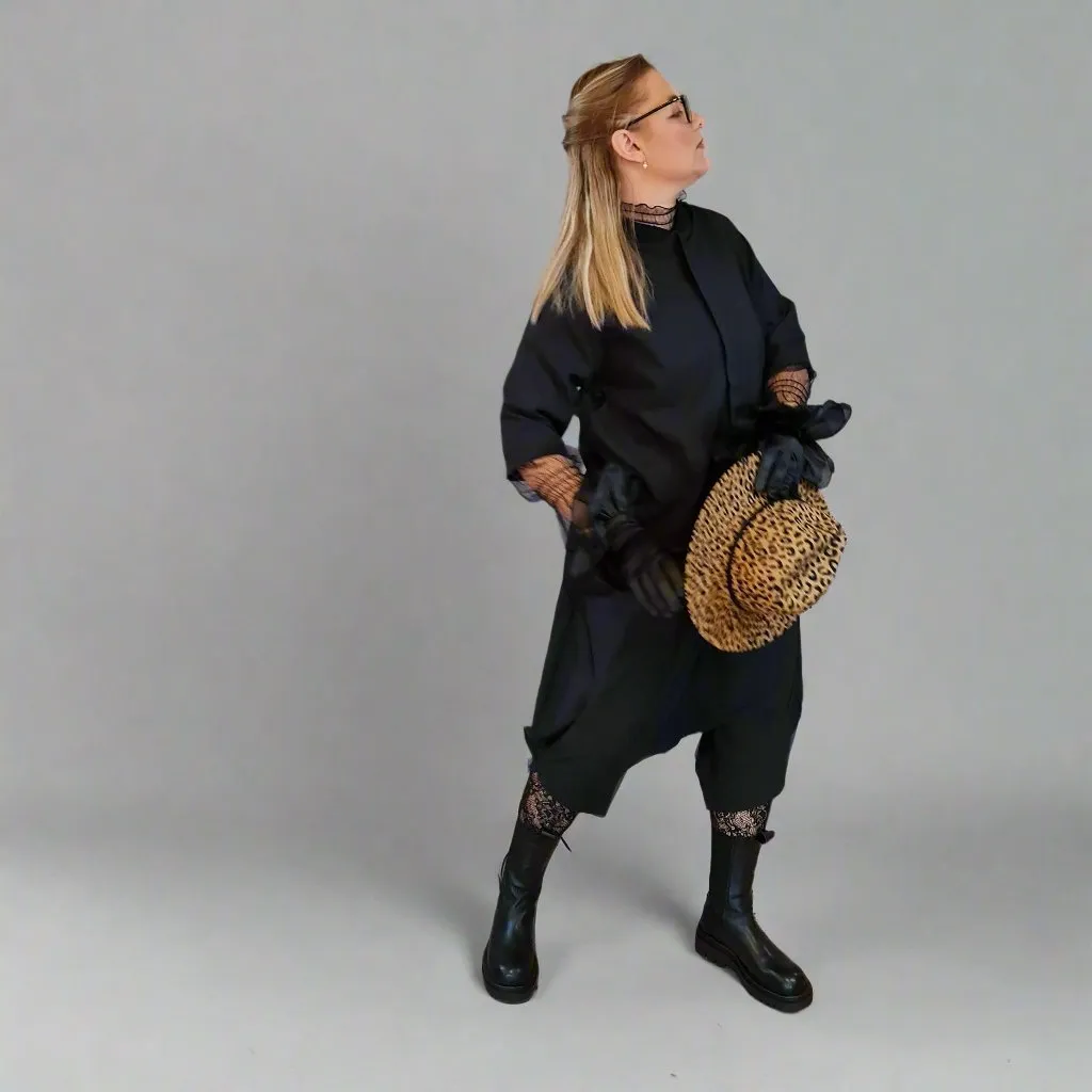 Simple Moderne Geek Punk Loose Fit Jumpsuit