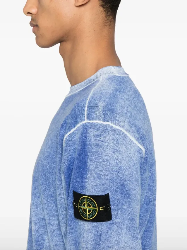 Stone Island Oversized fit crewneck jumper