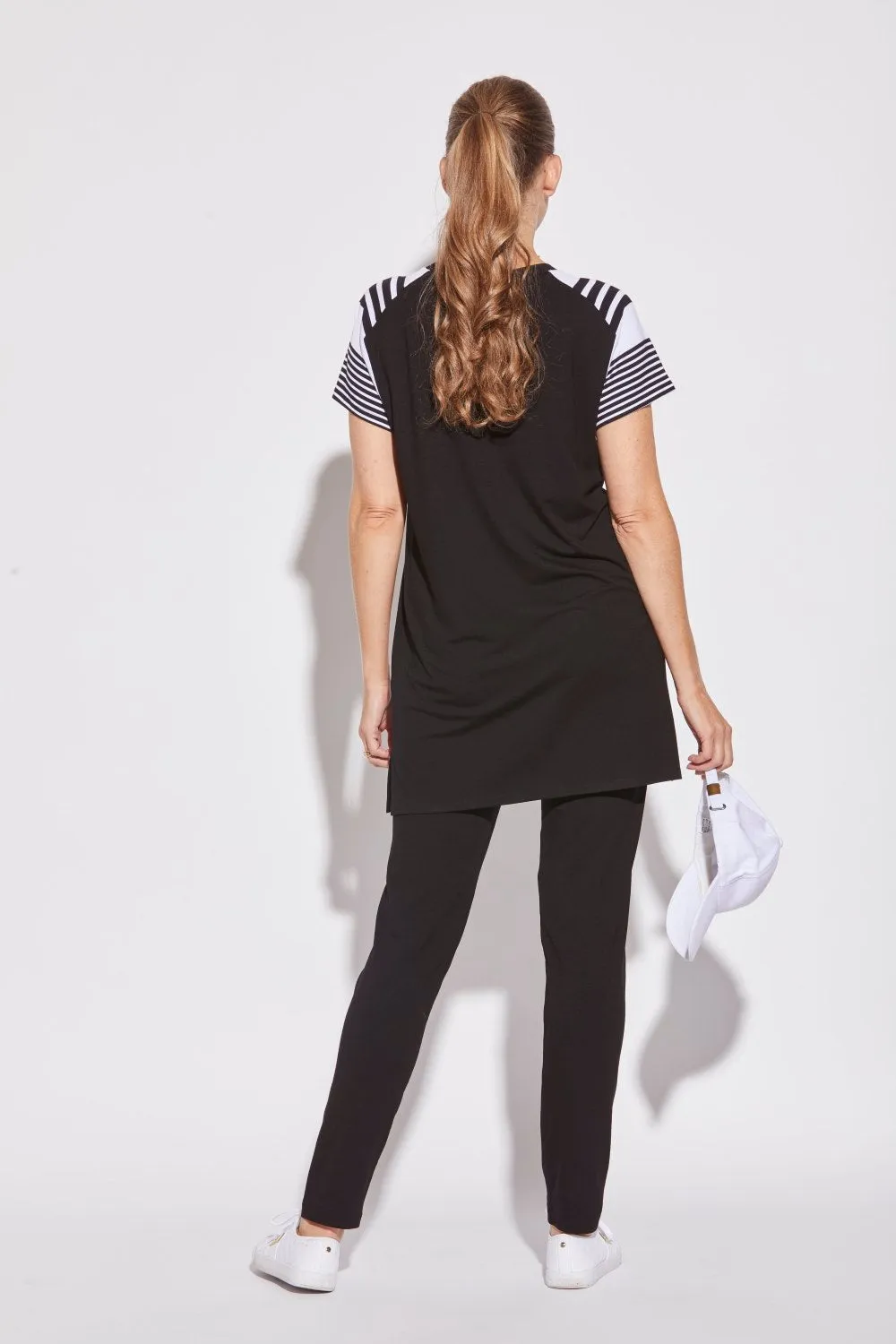 Stripe Sleeve Tunic