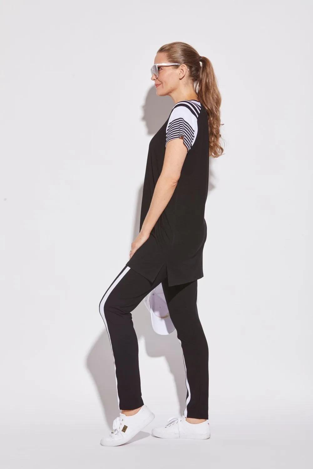 Stripe Sleeve Tunic