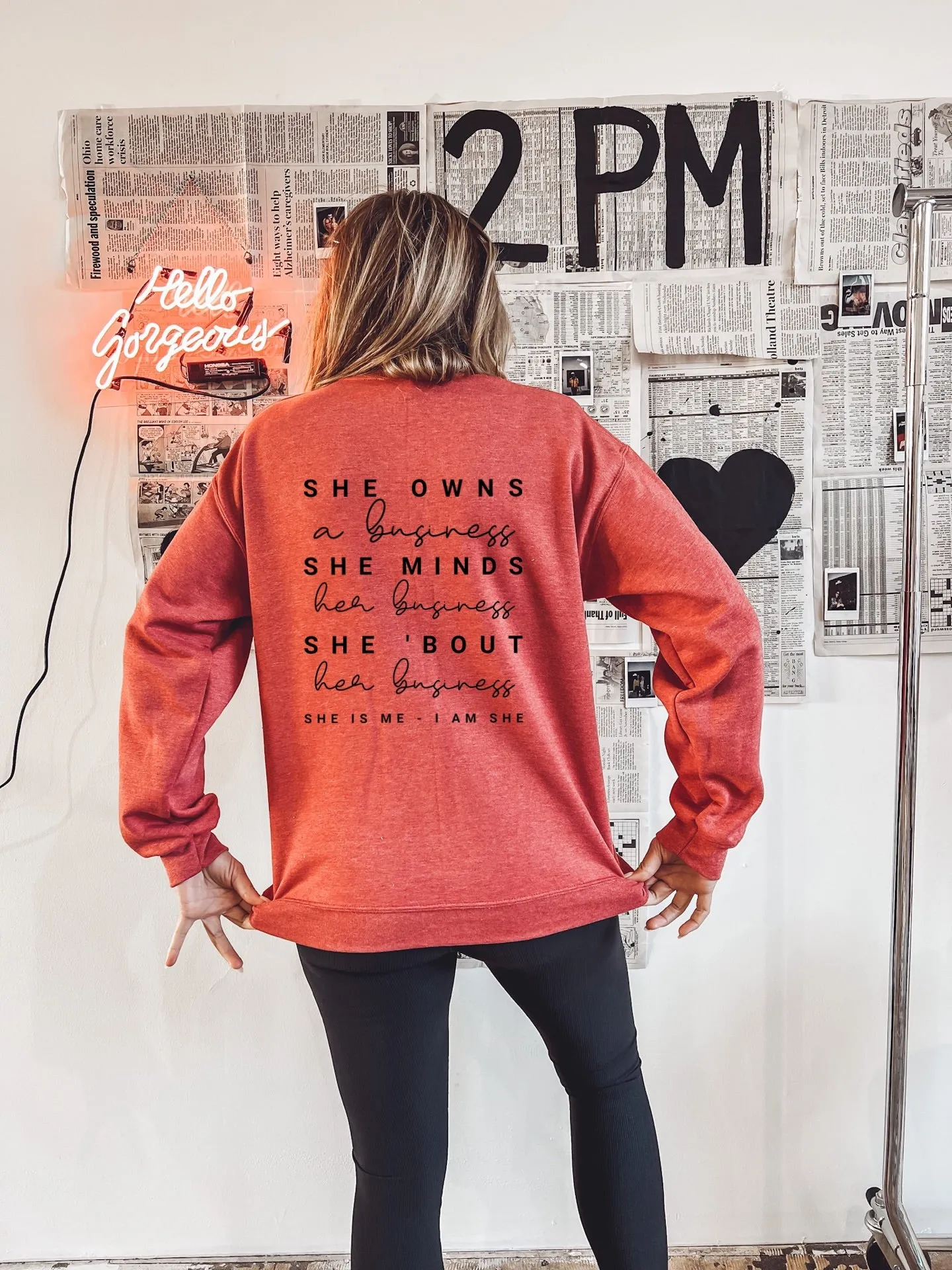 Talk Style to Me Crewneck Sweatshirt