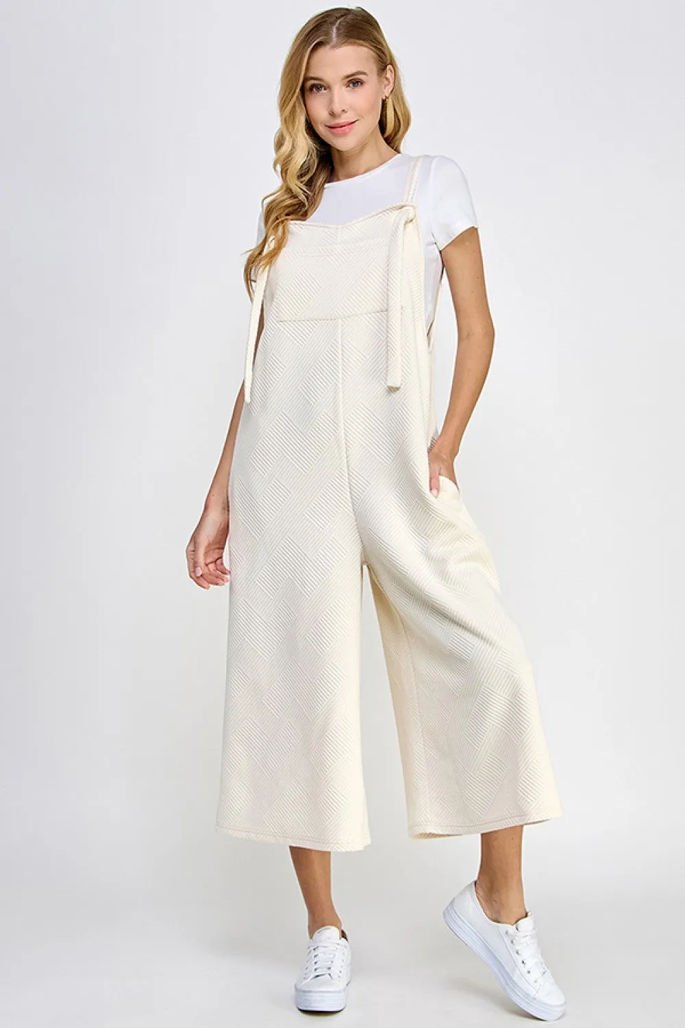 Textured Overall Pant