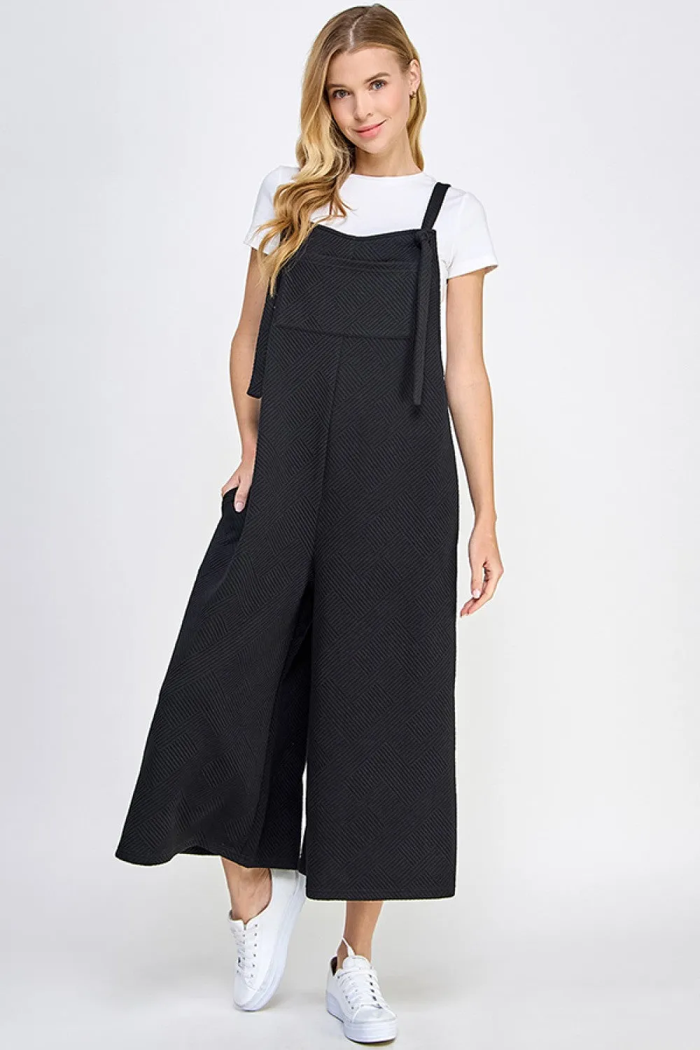 Textured Overall Pant