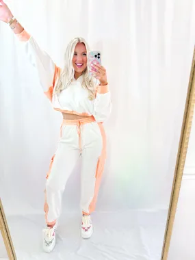 The Bright Fall Set SWEATS CORAL