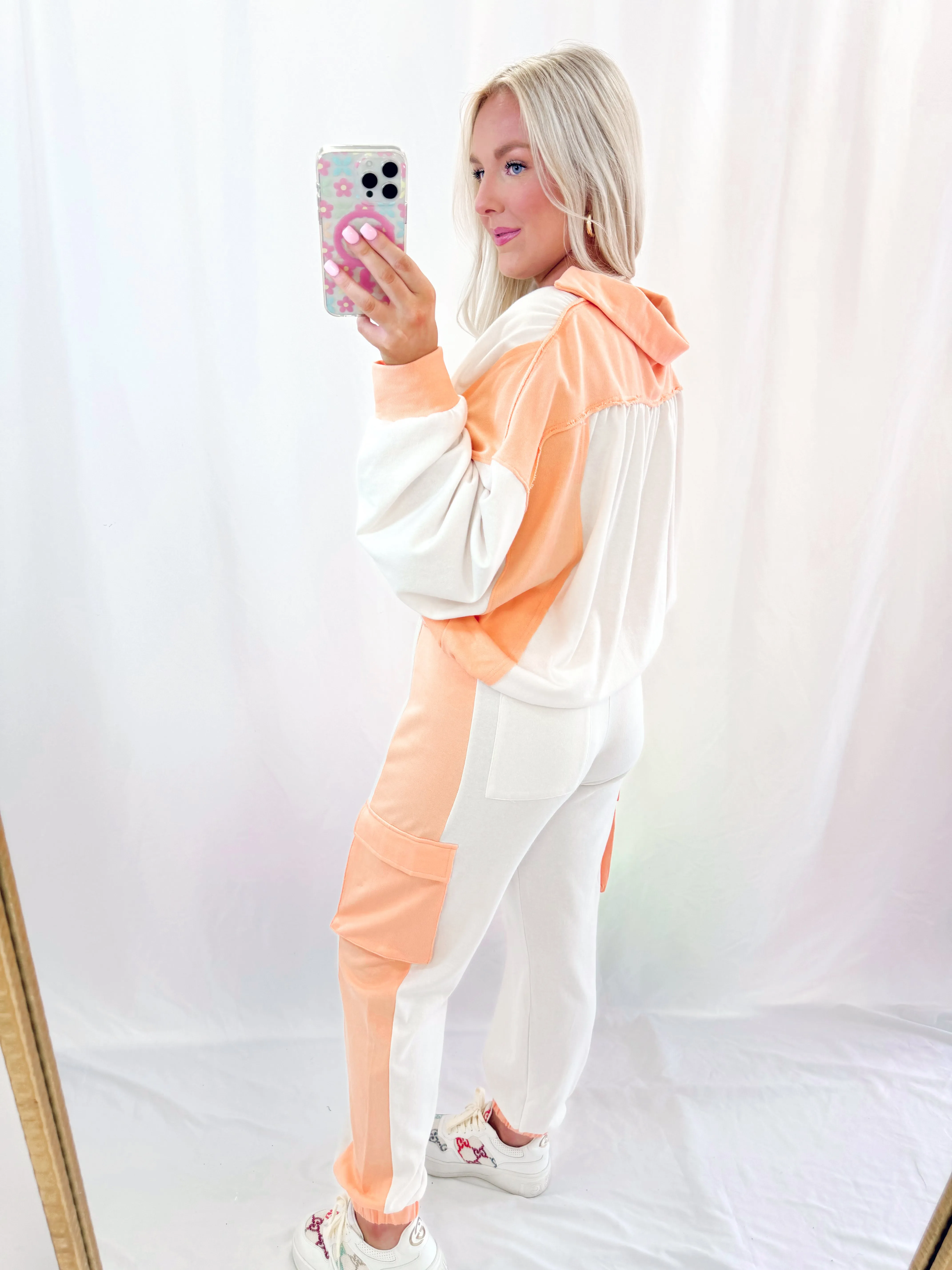 The Bright Fall Set SWEATS CORAL