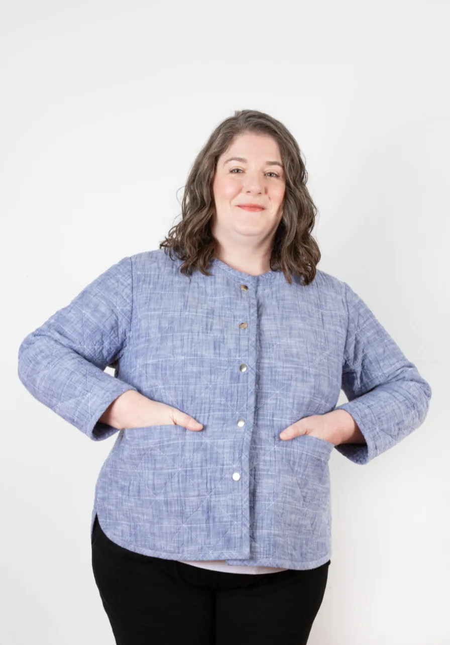 The Tamarack Jacket by Grainline Studio, Size 14-30