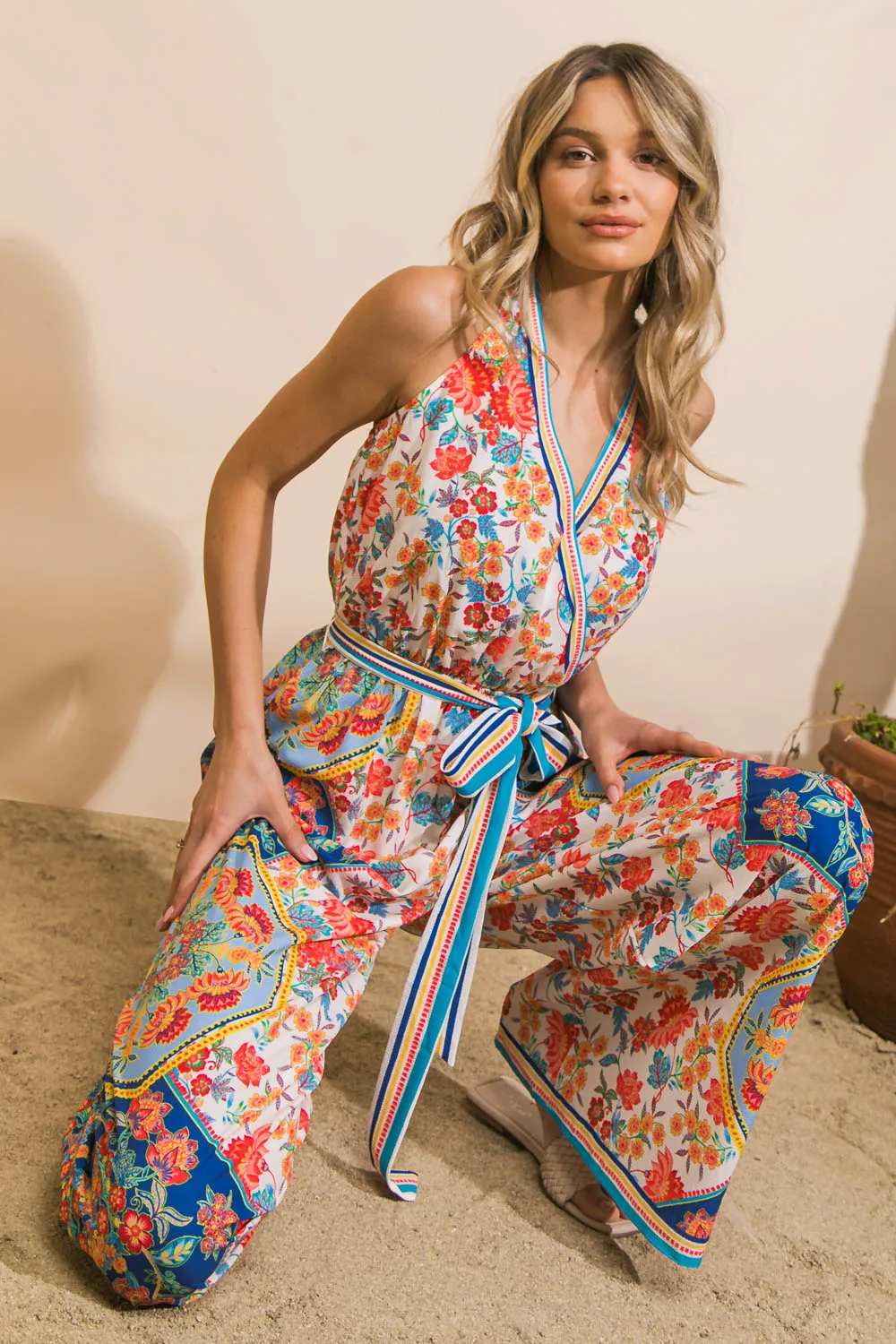 THE WAY TO LOVE HALTER JUMPSUIT