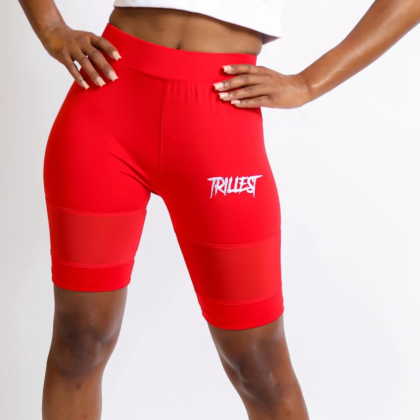 Trillest Crop Top  - Red/White