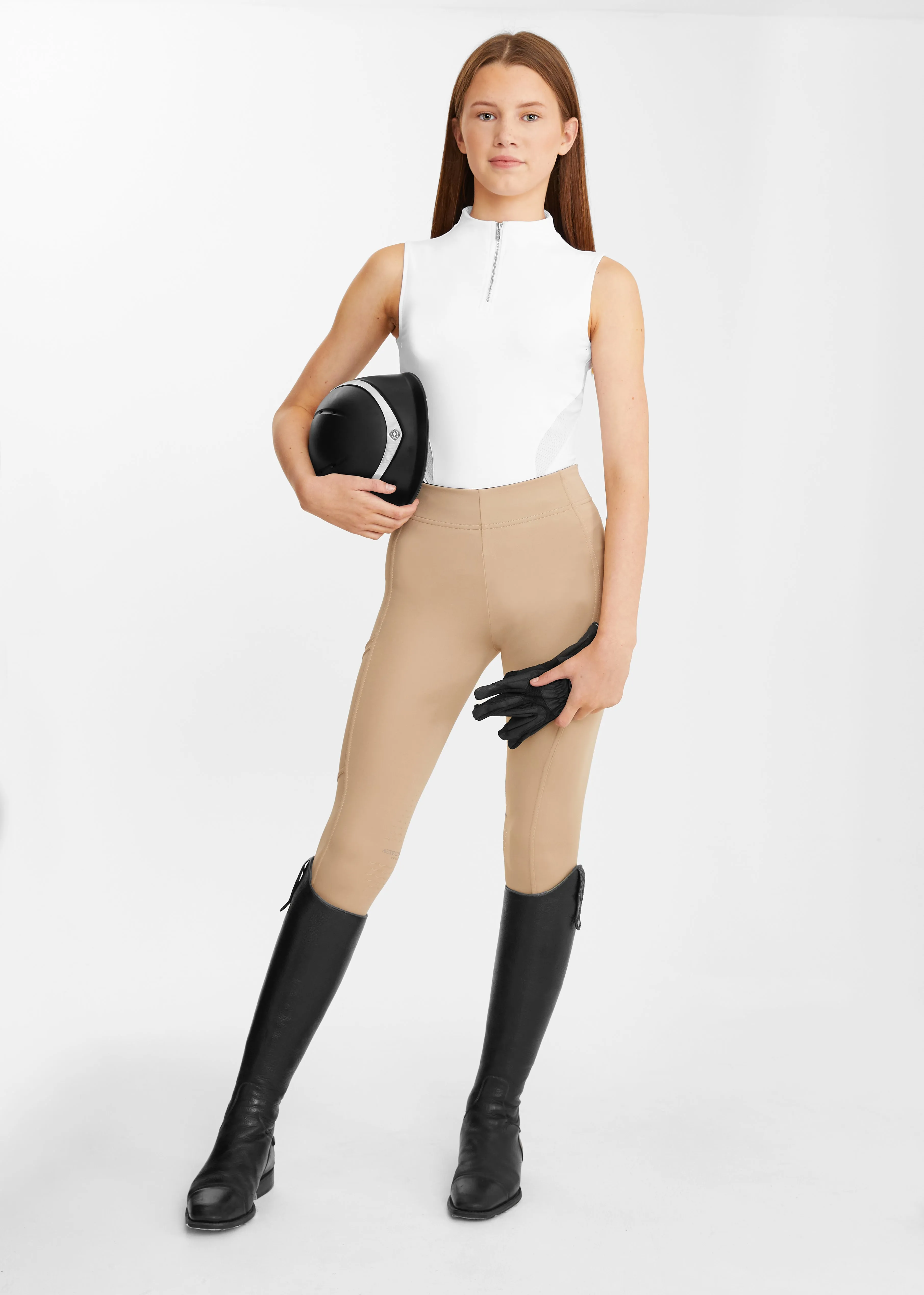 White Sleeveless Base Layer