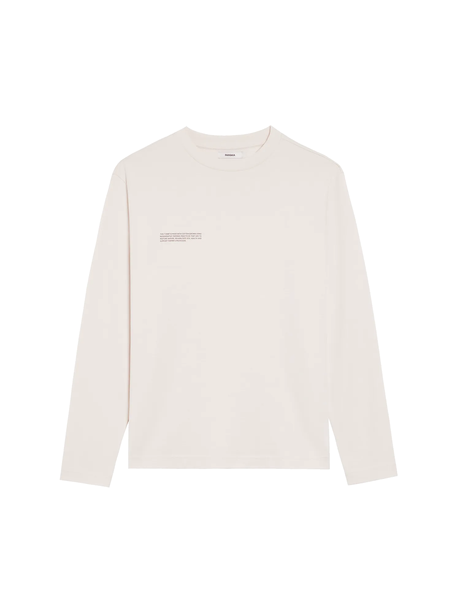 Womens In Conversion Cotton Long Sleeve T-shirt—cotton white