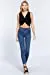 Women's Sleeveless V-Neck Front Twist Knot Knit Top